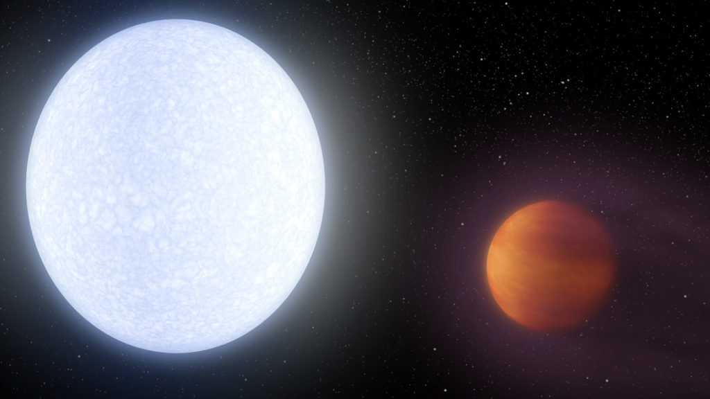 کشف سیاره ای که از بسیاری ستارگان هم داغ‌تر است!